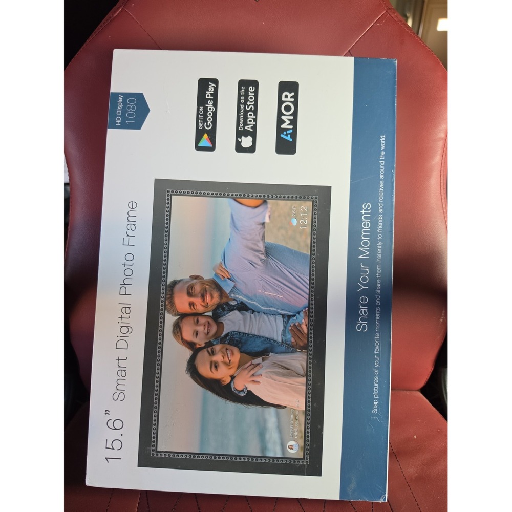 New Sealed Box 15.6-Inch Digital Smart Photo Frame w/WiFi HD Touch Screen 32GB